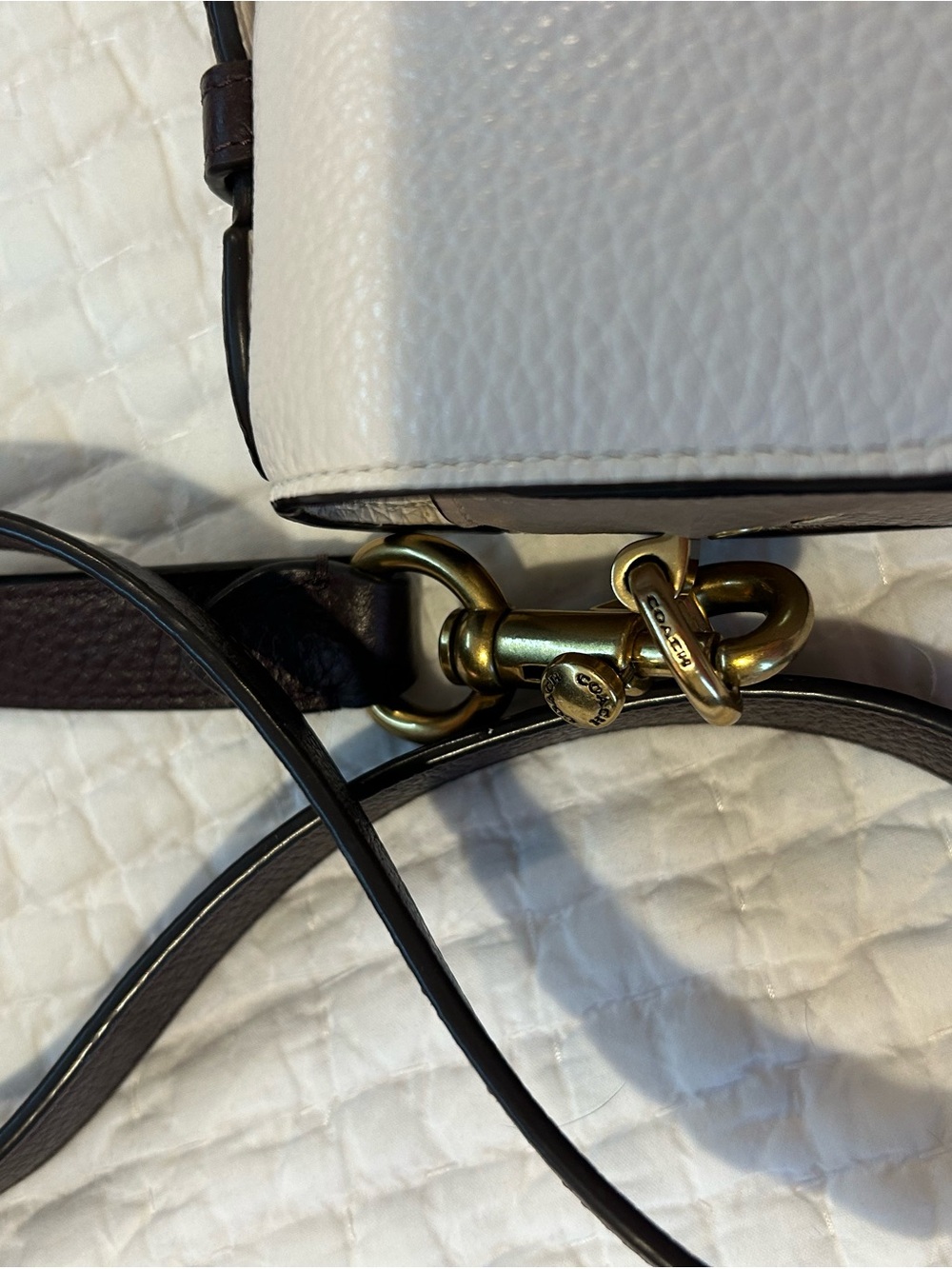 Coach Cassie B4 Chalk Colorblock Leather Crossbody Bag - Picture 5 of 9